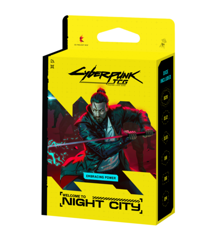PRE-ORDER: Cyberpunk TCG: Welcome to Night City - Стартово тесте за игра  - Embracing Power