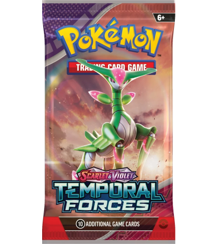 Pokemon TCG: Scarlet & Violet - Temporal Forces Бустер (10 карти)