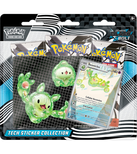 Pokemon TCG Scarlet & Violet 10.5 - Black Bolt Tech sticker collection