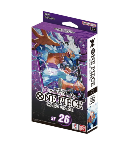 One Piece Card Game - Стартово тесте за игра - Purple/Black Monkey.D.Luffy ST26