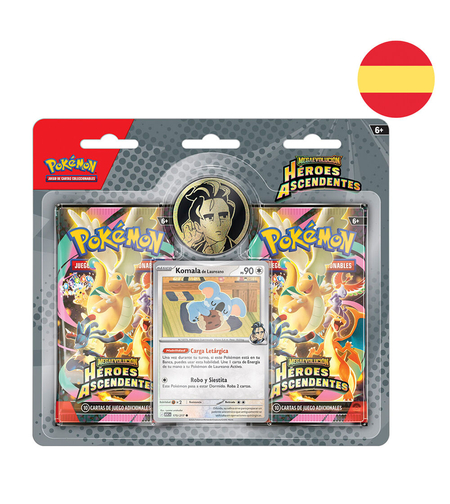 Pokemon TCG - Ascended Heroes 2-blister pack (ИСПАНСКИ ЕЗИК)