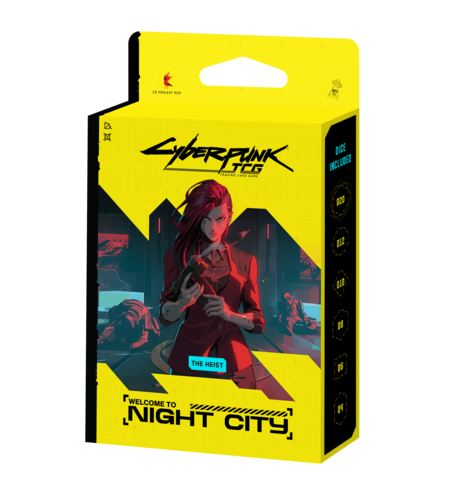 PRE-ORDER: Cyberpunk TCG: Welcome to Night City - Стартово тесте за игра  - The Heist