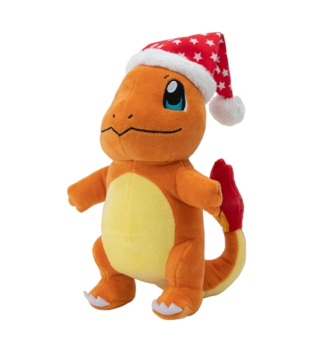 Pokemon Плюшена Играчка - Charmander Christmas 20 см.