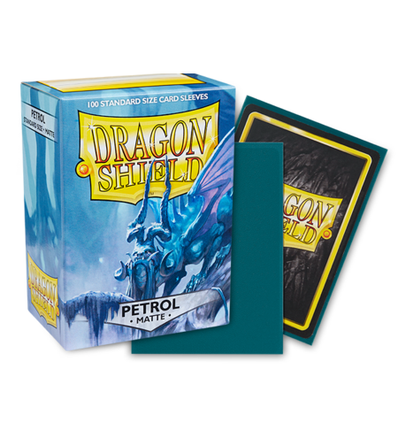 Dragon Shield -  Petrol Matte standard size (100 протектора)