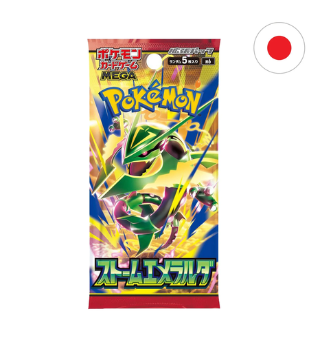 PRE-ORDER: Pokémon TCG – Storm Emeralda (M6) Бустер (5 карти)  – Японско издание