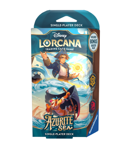 Disney Lorcana TCG: Azurite Sea – Starter Deck: Jim Hawkins & Tigger