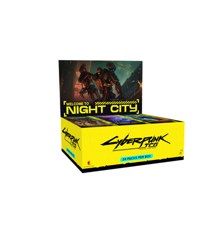 PRE-ORDER: Cyberpunk TCG: Welcome to Night City Бустер кутия (24 бустера)