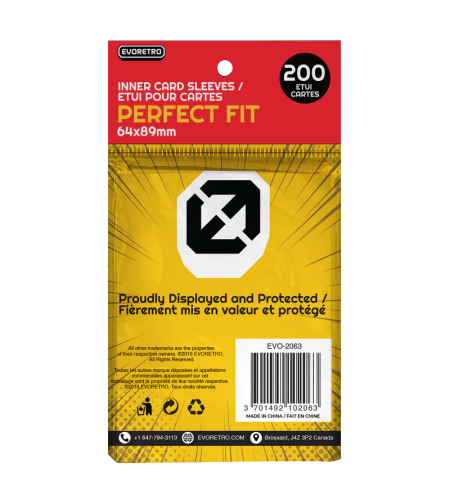 EVORETRO - clear perfect fit протектори (standard size)