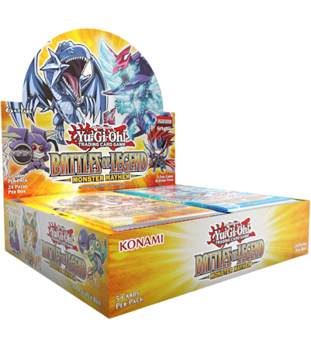 PRE-ORDER: Yu-Gi-Oh TCG Battles of Legend: Monster Mayhem Бустер кутия (24 бустера)