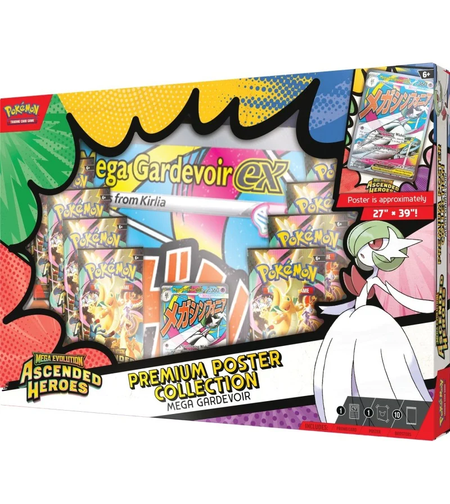 Pokemon TCG Ascended Heroes - Premium Poster Collection Mega Gardevoir ex (ФРЕНСКИ ЕЗИК)