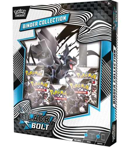 Pokemon TCG -  Scarlet & Violet 10.5 Black Bolt -Binder Collection (на френски език)