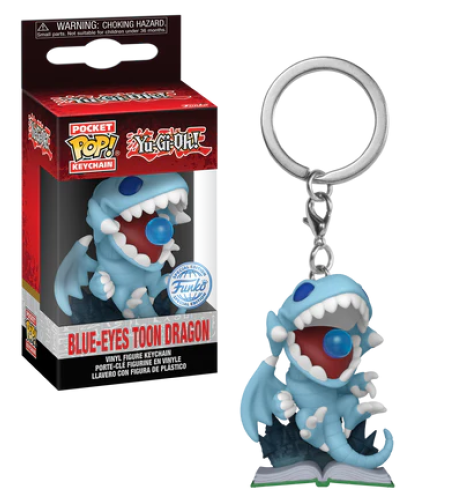 Yu-Gi-Oh Pocket Pop - Blue-Eyes Toon Dragon (Attack) ключодържател