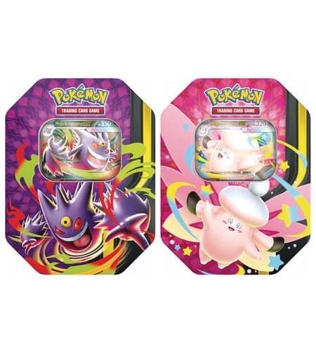 Pokémon TCG: Mega Moonlit Tin (ФРЕНСКИ ЕЗИК)