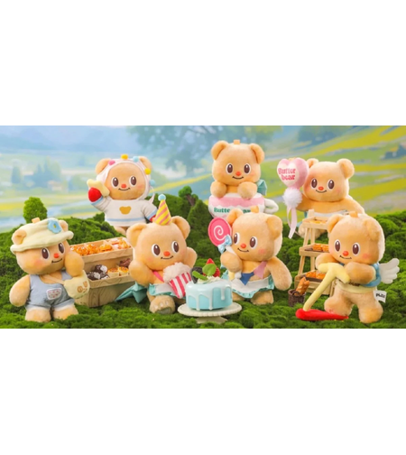Butterbear - Party Плюшена Играчка Късметче