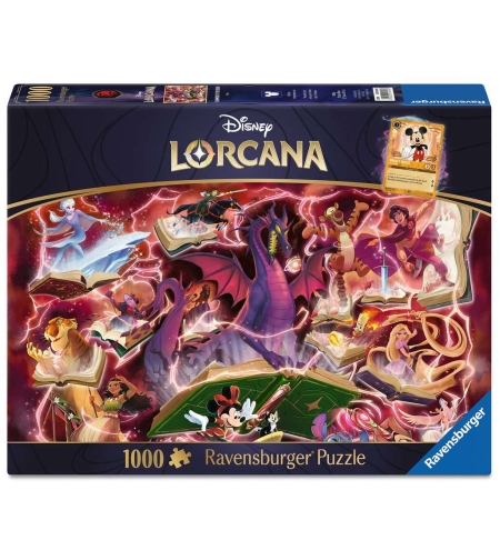 PRE-ORDER: Disney Lorcana -  Пъзел Glimmers of the Realm: Ruby (1000 части)