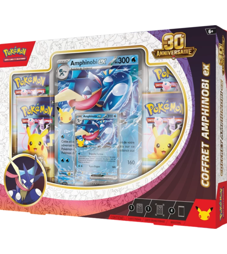 Pokemon TCG 30th Celebration - Greninja ex Box (ФРЕНСКИ ЕЗИК)