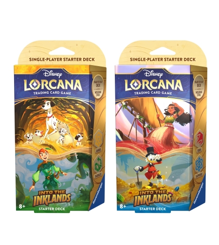 Disney Lorcana TCG: Into the Inklands -Стартови тестета за игра (2 бр.)