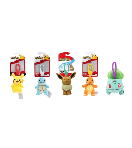 Pokemon ключодържател с плюшена играчка