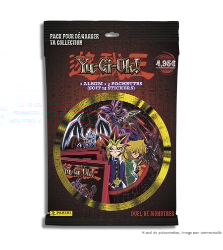 Yu-Gi-Oh! - Panini Стартов пакет (1 албум + 3 пакетчета)
