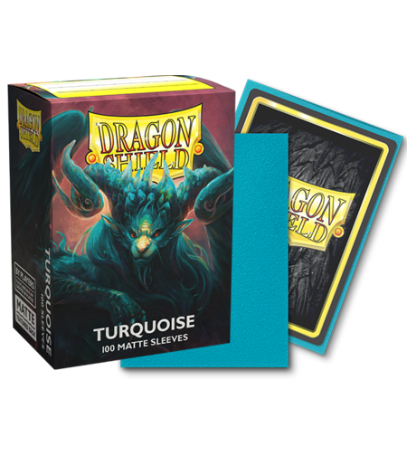 Dragon Shield - Turquoise Matte standard size (100 протектора)