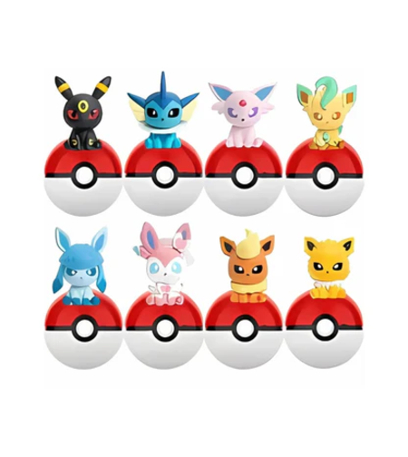 Funism - Pokemon - Palmsize Wonders vol.2 Фигурка Късметче - Eevee Evolutions