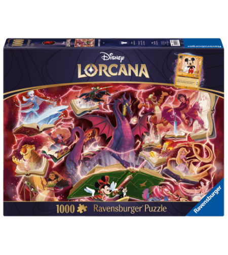 PRE-ORDER: Disney Lorcana -  Пъзел Glimmers of the Realm: Ruby (1000 части)