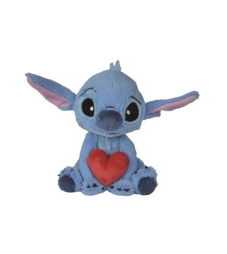 Disney - Stitch with Heart Плюшена Играчка 25 см.