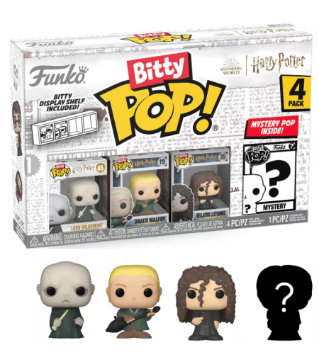 Harry Potter - Bitty Pop 4 Pack 2.5cm комплект мини фигурки