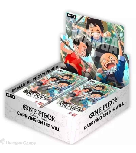 PRE-ORDER: One Piece Card Game - Carrying on his will Бустер кутия OP13 (24 бустера)