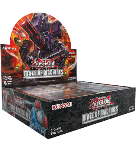PRE-ORDER: Yu-Gi-Oh! TCG - Maze of the Machines Бустер кутия (24 бустера)