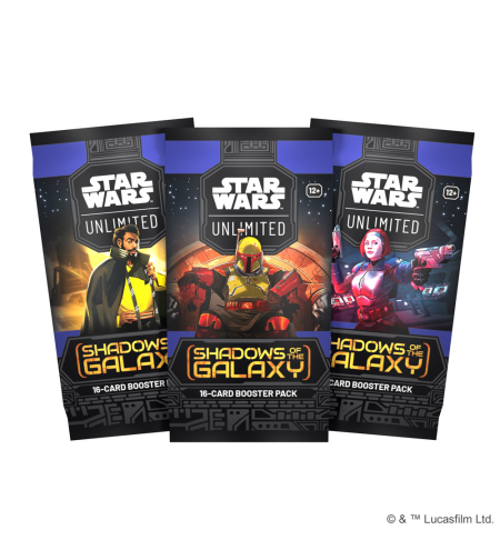 Star Wars Unlimited TCG: Shadows of the Galaxy Бустер (16 карти)