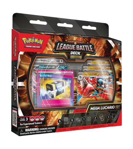Pokemon TCG: Mega Lucario ex League Battle - тесте за игра (Level 3)
