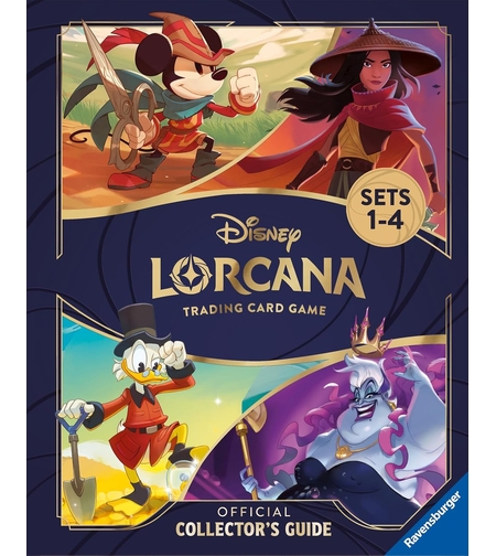 PRE-ORDER: Disney Lorcana Trading Card Game - Official Collector's Guide: Sets 1-4