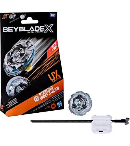 PRE-ORDER: Beyblade X - Sterling Wolf 3-80 FB UX Стартов пакет