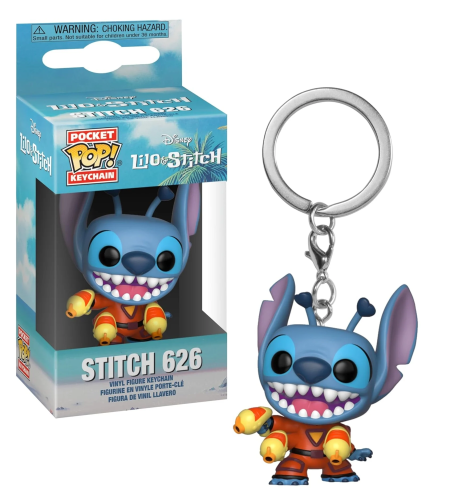 Lilo & Stitch Pocket Pop  - Stitch with blaster ключодържател