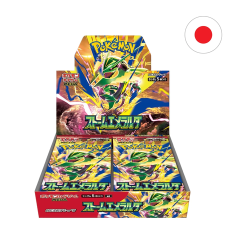 PRE-ORDER: Pokémon TCG – Storm Emerald (M6) Бустер Кутия (30 бустера) – Японско издание