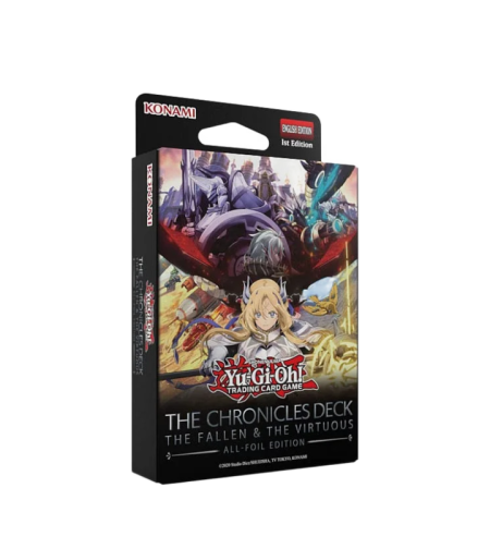 PRE-ORDER: Yu-Gi-Oh! TCG The Chronicles Deck: The Fallen & The Virtuous ( фойл тесте за игра)