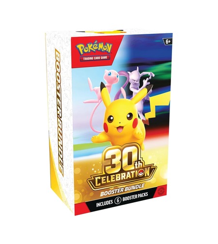 Pokemon TCG 30th Celebration - Booster Bundle (6 бустера)