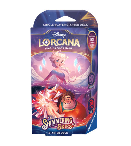 Disney Lorcana TCG: Shimmering Skies – Starter Deck: Wreck-It Ralph & Elsa