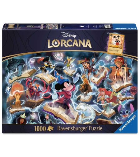 PRE-ORDER: Disney Lorcana -  Пъзел Glimmers of the Realm: Steel (1000 части)
