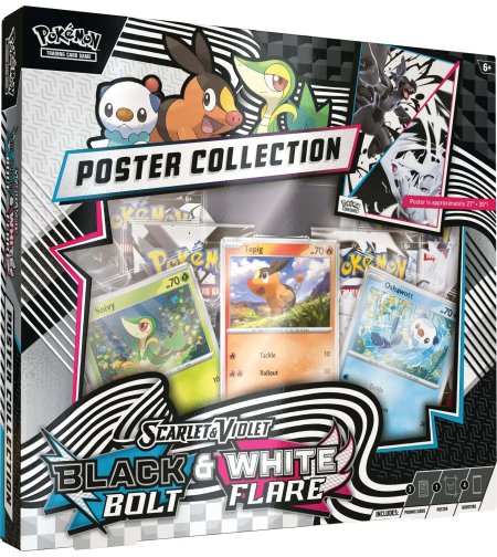 Pokemon TCG Scarlet & Violet Black Bolt & White Flare 10.5 - Unova Poster Collection
