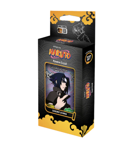 PRE-ORDER: Naruto Mythos TCG Konoha Shido: Стартово тесте за игра - Sasuke 2nd Edition