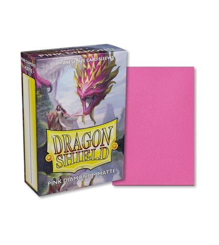 Dragon Shield матови малки протектори за карти (pink diamond )