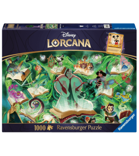 PRE-ORDER: Disney Lorcana -  Пъзел Glimmers of the Realm: Emerald (1000 части)