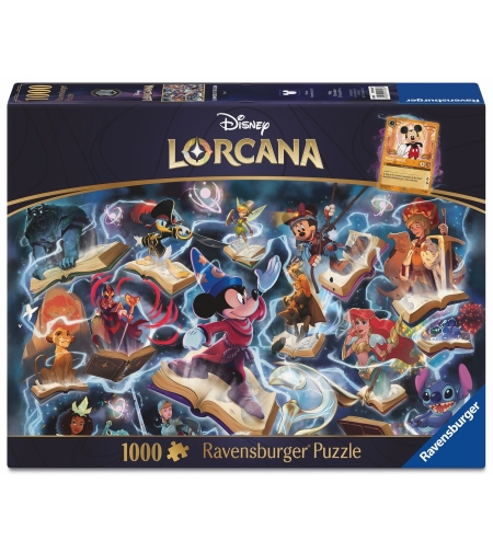 PRE-ORDER: Disney Lorcana -  Пъзел Glimmers of the Realm: Steel (1000 части)