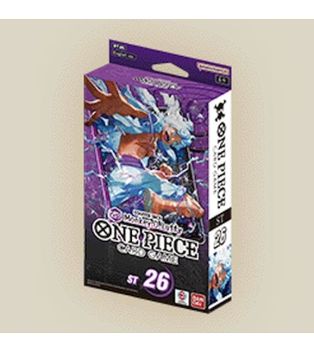 PRE-ORDER:One Piece Card Game - Стартово тесте за игра - Purple/Black Monkey.D.Luffy ST26