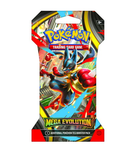 Pokemon TCG: Mega Evolution Sleeved Бустер (ФРЕНСКИ ЕЗИК)