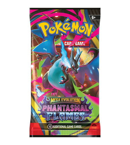 Pokemon TCG: Mega Evolution: Phantasmal Flames Бустер (10 карти)