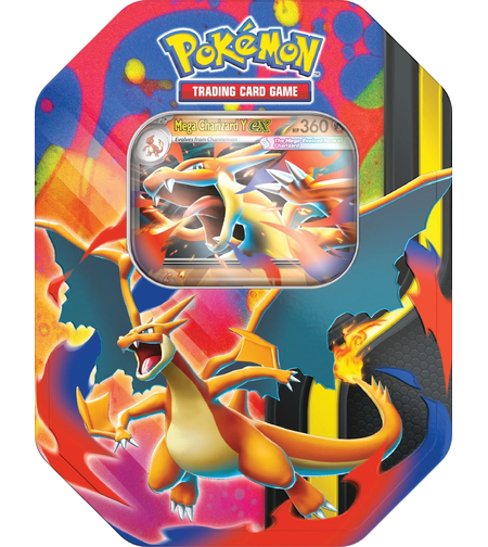 PRE-ORDER: Pokemon TCG - Mega Charizard Y Tin