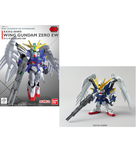 SD Gundam EX-Standard 004 Wing Gundam Zero (EW) - Model Kit Фигурка